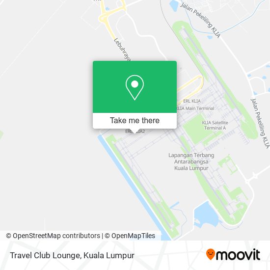 Travel Club Lounge map