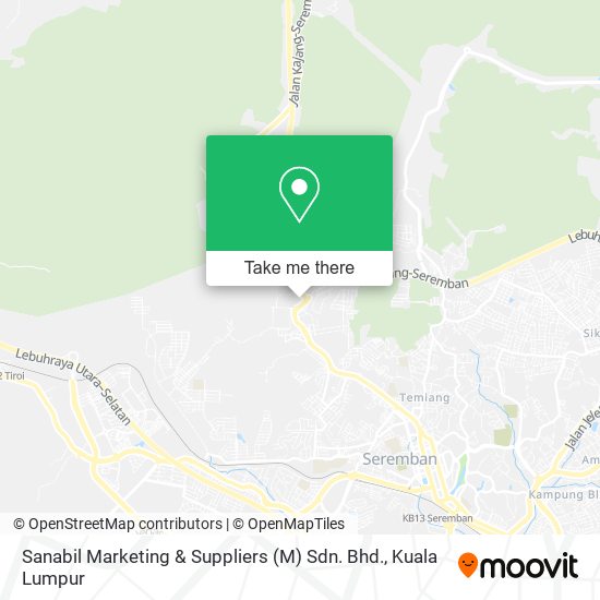 Sanabil Marketing & Suppliers (M) Sdn. Bhd. map