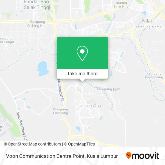 Voon Communication Centre Point map