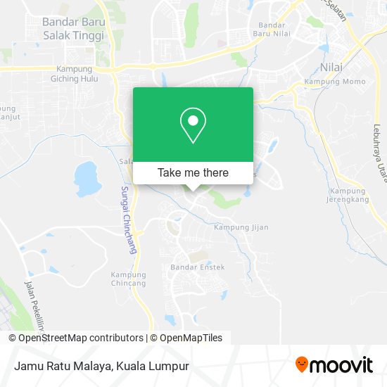 Jamu Ratu Malaya map