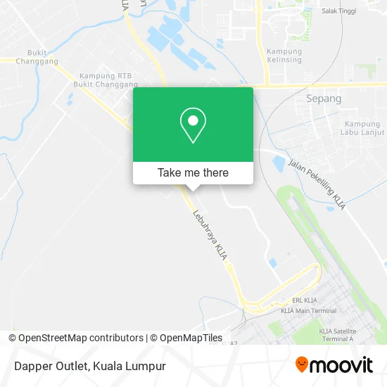 Dapper Outlet map