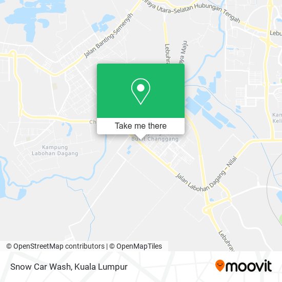 Snow Car Wash map