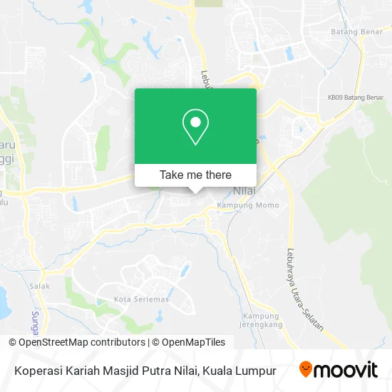Koperasi Kariah Masjid Putra Nilai map
