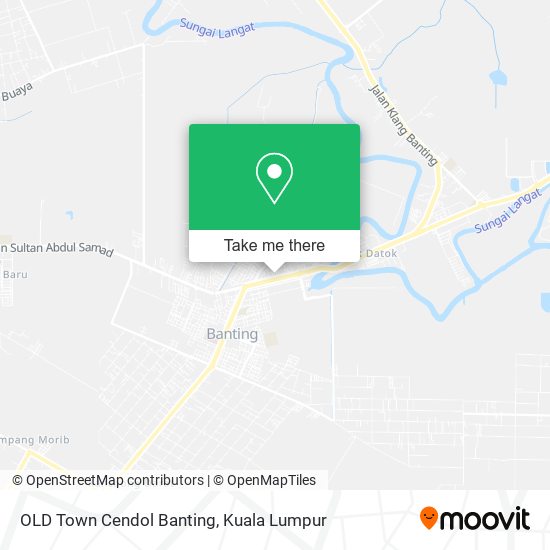 OLD Town Cendol Banting map