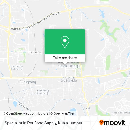 Specialist in Pet Food Supply map