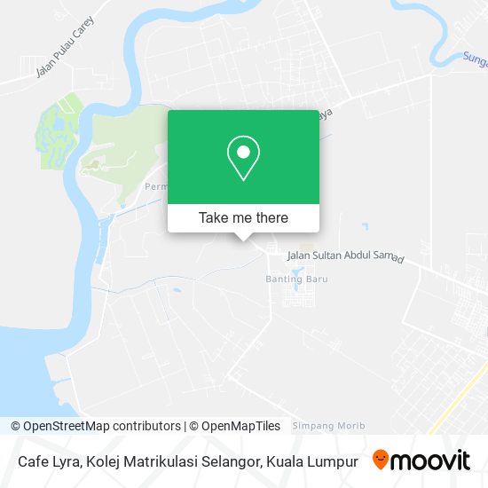 Peta Cafe Lyra, Kolej Matrikulasi Selangor