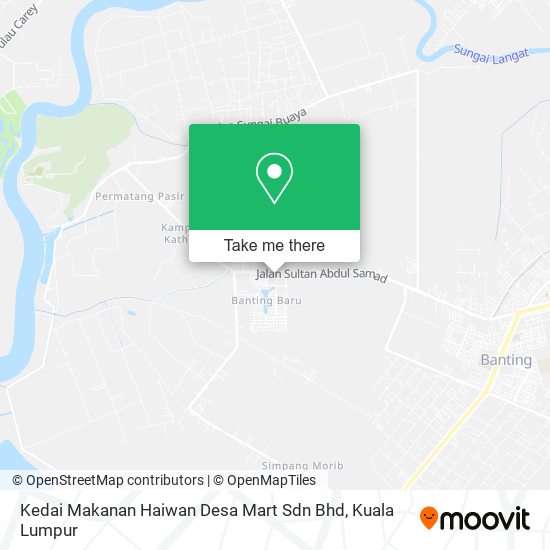 Kedai Makanan Haiwan Desa Mart Sdn Bhd map