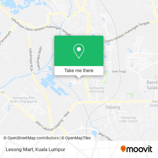 Lesong Mart map