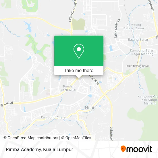 Rimba Academy map