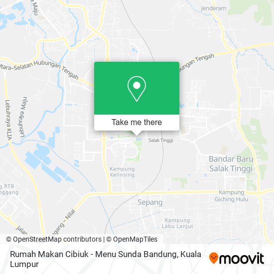 Peta Rumah Makan Cibiuk - Menu Sunda Bandung