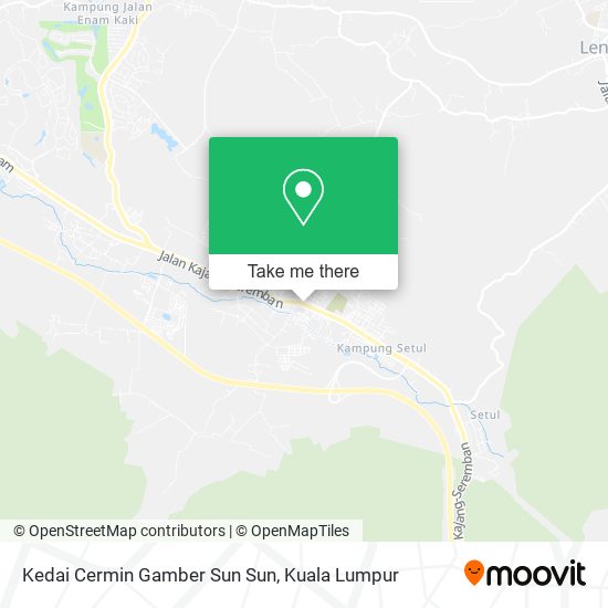 Kedai Cermin Gamber Sun Sun map