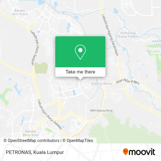 PETRONAS map