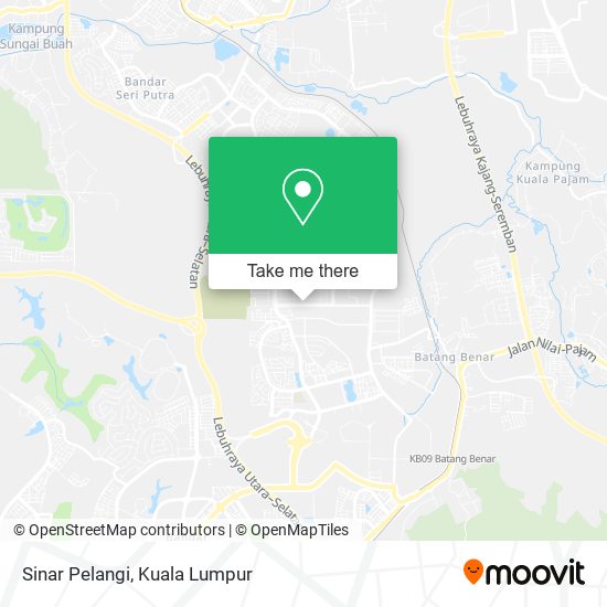 Sinar Pelangi map