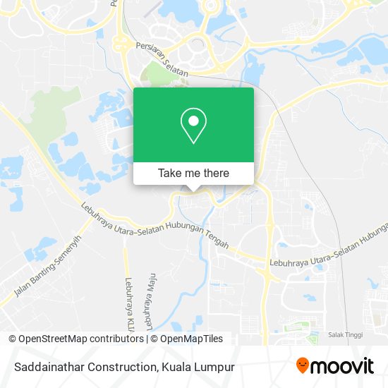 Saddainathar Construction map