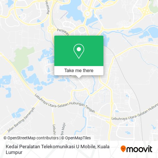 Kedai Peralatan Telekomunikasi U Mobile map