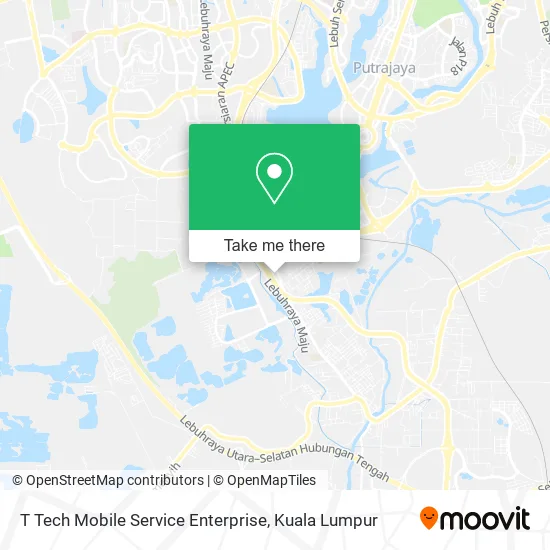 T Tech Mobile Service Enterprise map