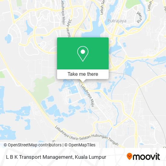 L B K Transport Management map