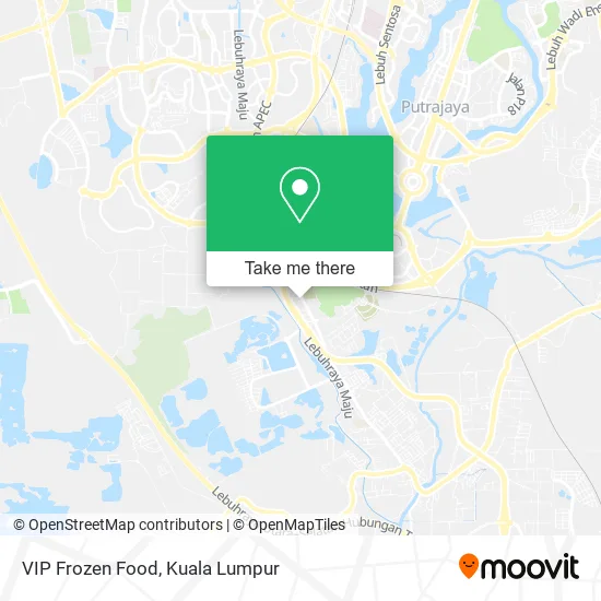 VIP Frozen Food map