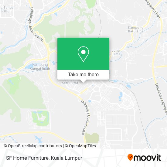 SF Home Furniture map