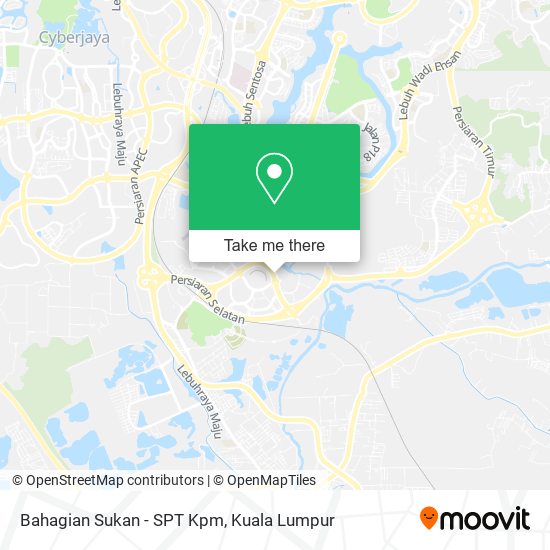 Bahagian Sukan - SPT Kpm map