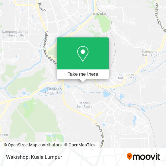 Wakishop map