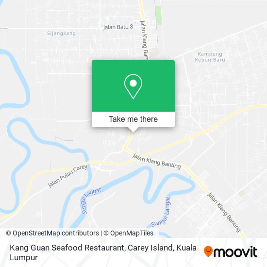 Kang Guan Seafood Restaurant, Carey Island map