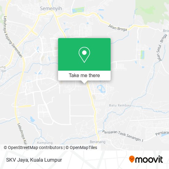 SKV Jaya map