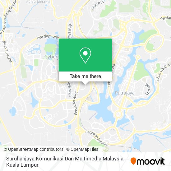 Suruhanjaya Komunikasi Dan Multimedia Malaysia map