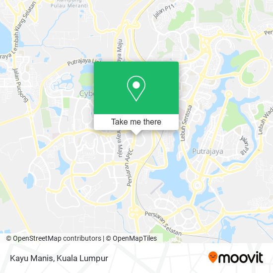 Kayu Manis map