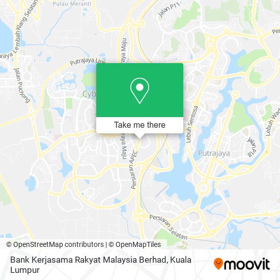 Peta Bank Kerjasama Rakyat Malaysia Berhad