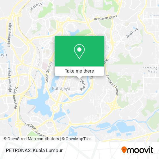 PETRONAS map