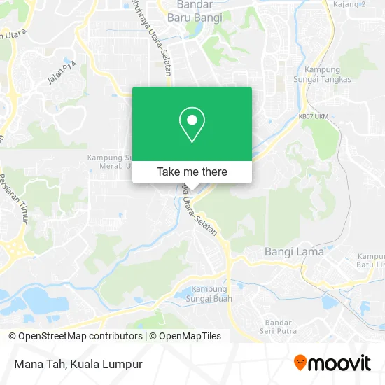 Mana Tah map