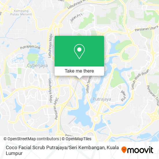 Peta Coco Facial Scrub Putrajaya / Seri Kembangan