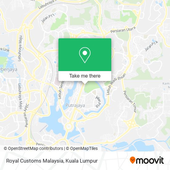 Royal Customs Malaysia map