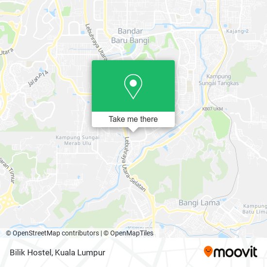 Bilik Hostel map