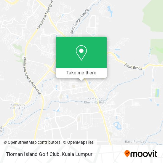 Tioman Island Golf Club map