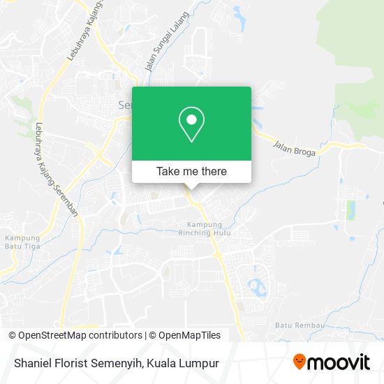 Bagaimana untuk pergi ke Shaniel Florist Semenyih di Hulu Langat
