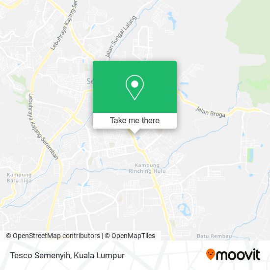 Tesco Semenyih map