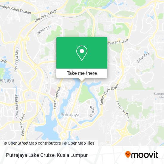 Putrajaya Lake Cruise map