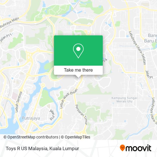 Toys R US Malaysia map