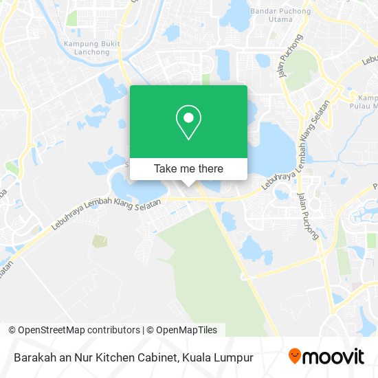 Barakah an Nur Kitchen Cabinet map