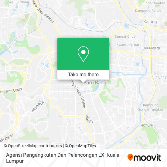 Agensi Pengangkutan Dan Pelancongan LX map