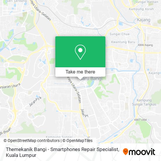 Themekanik Bangi - Smartphones Repair Specialist map