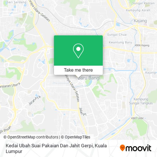 Kedai Ubah Suai Pakaian Dan Jahit Gerpi map