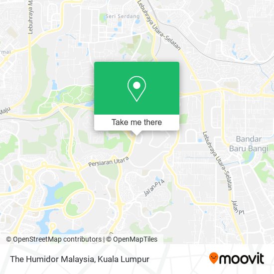 Peta The Humidor Malaysia