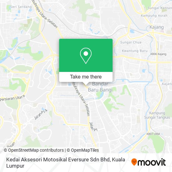 Peta Kedai Aksesori Motosikal Eversure Sdn Bhd
