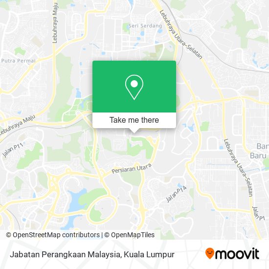 Jabatan Perangkaan Malaysia map