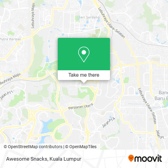 Awesome Snacks map