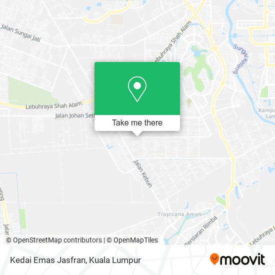 Kedai Emas Jasfran map