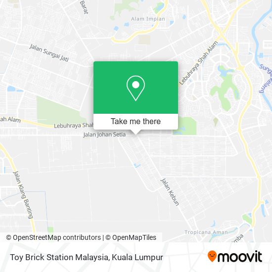 Peta Toy Brick Station Malaysia